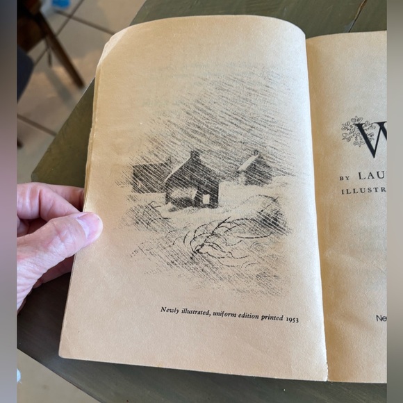 3 discarded library hardback/paperback Laura Ingalls Wilder 1953,1961 books - Picture 12 of 12